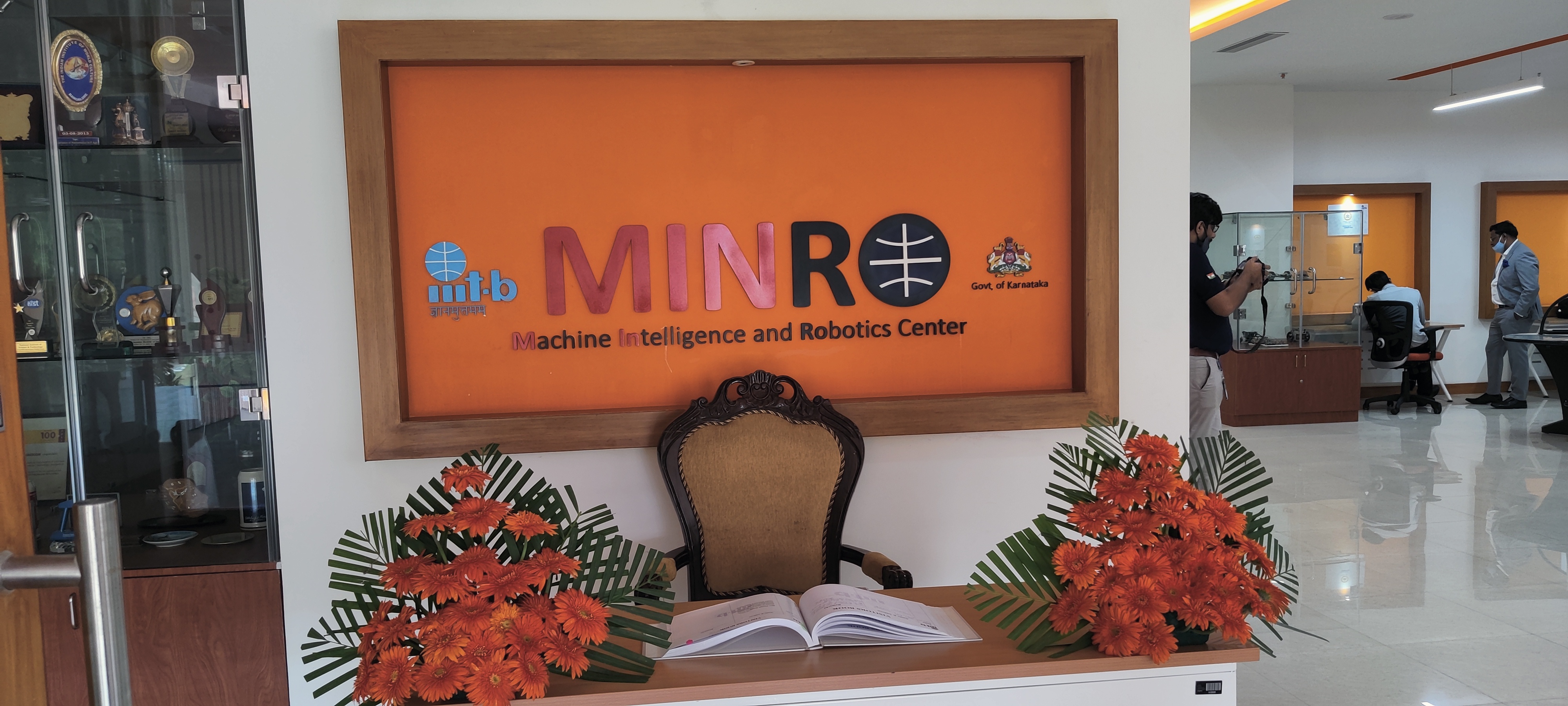 1. Meeting with Ministers at IIITB, Bengaluru